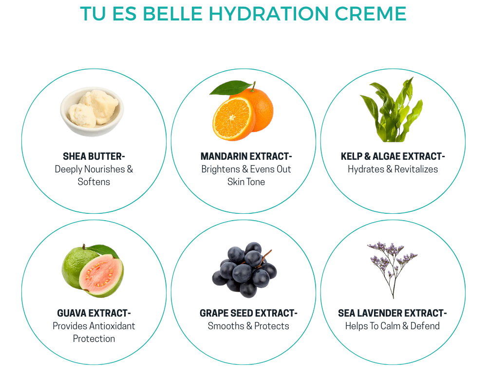 TU ES BELLE Cremes- Hydration + Anti-aging