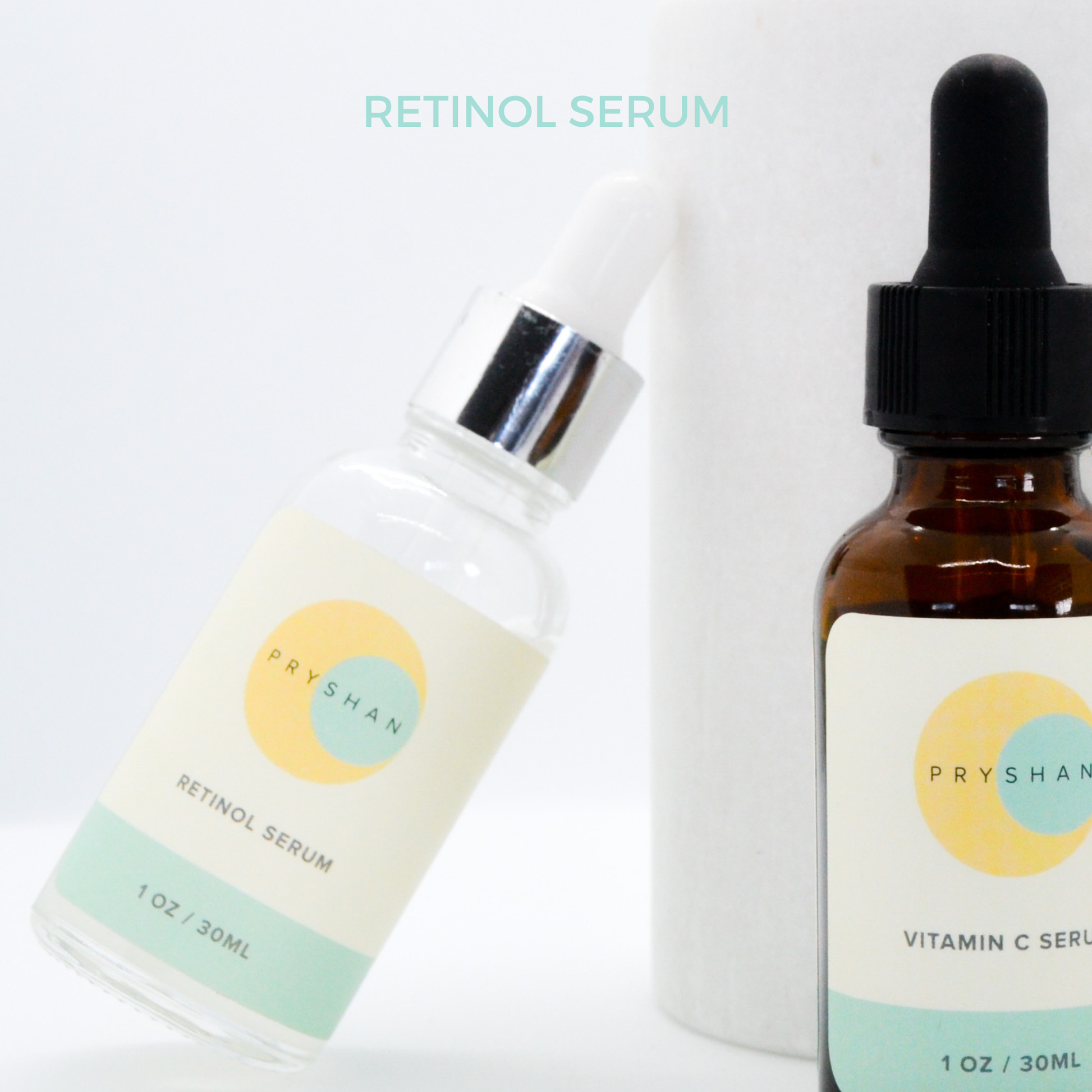 Pryshan Retinol Serum + Face stone-Great skin Naturally