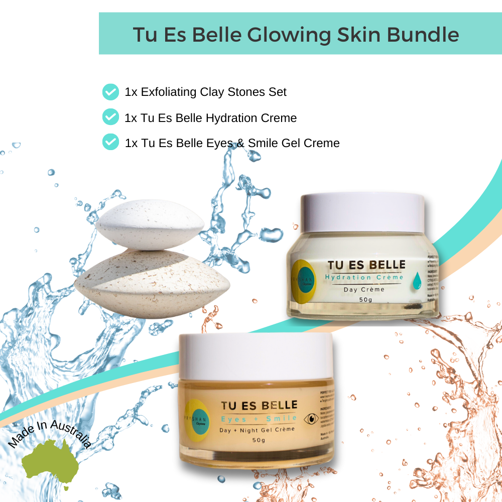 ❤️ Tu Es Belle Glowing Skin Set + Stones